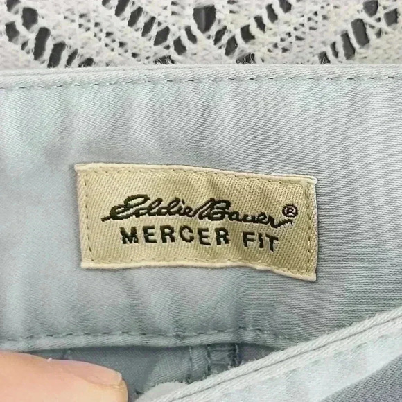 Eddie Bauer Mercer Fit Chino Light blue women's pants 8 - Picture 5 of 8